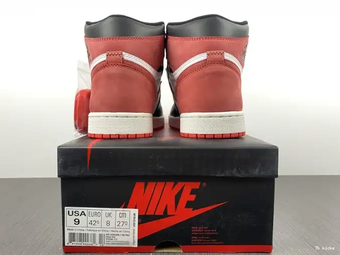 Rep TBK Air Jordan OG Retro 'Track High Red' 1 555088-112 0416